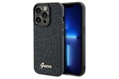 Mobiel - Covers & Cases - GUESS Disco Metal Script case for iPhone 14 Pro - black - 3666339173418