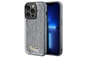 Mobiel - Covers & Cases - GUESS Sequin Script Metal case for iPhone 14 Pro - silver - 3666339173135