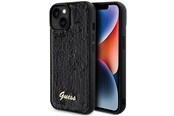 Mobiel - Covers & Cases - GUESS Sequin Script Metal case for iPhone 14 / 15 / 13 - black - 3666339172831