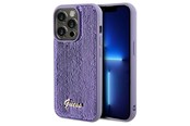 Mobiel - Covers & Cases - GUESS Sequin Script Metal case for iPhone 14 Pro Max - purple - 3666339176211