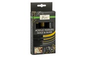 Schrijf- en tekenartikelen - Nassau Acrylic Marker Set Gold & Silver - 5 pcs. - AR017005