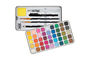 Schrijf- en tekenartikelen - Nassau Luxury Watercolor Paint Set - 45 Colors - AR052802