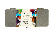 Schrijf- en tekenartikelen - Nassau Metallic Aquarel Set - 24 pcs - AR052806
