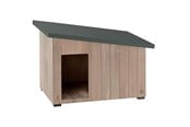 Honden - Ferplast Kennel Outdoor Wood ARGO 100 - 114.5 x 73 x 81cm - 8010690181073