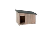 Honden - Ferplast Kennel Outdoor Wood ARGO 50 - 58.5 x 42.5 x 44.5cm - 8010690181042