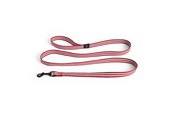 Honden - Hay hay hondenriem plat s/m rood en wit streep - AD865-F281-AU34