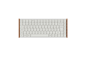 Toetsenbord - Keychron K3 Ultra SE 75% 8K Keychron Milk POM Red - Gaming Toetsenbord - Zonder Numpad - Noords - Wit - K3U-Q1Z-BO