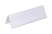 Conferentie & Presentatie - DURABLE sign holder - for 122 x 210 mm 61 x 210 mm - double-sided - transparent (pack of 25) - 805219