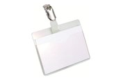 Conferentie & Presentatie - DURABLE name badge holder - for 60 x 90 mm - transparent (pack of 25) - 810619
