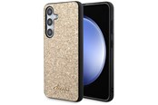 Mobiel - Covers & Cases - GUESS Glitter Script case for Samsung Galaxy S24 - gold - 3666339241360