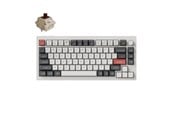 Toetsenbord - Keychron Q1 Ultra 75% 8K Wireless Tri-Mode - Gaming toetsenbord - Engels (US international) - Wit - Q1U-P3