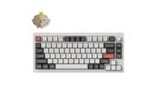 Toetsenbord - Keychron Q1 Ultra 75% 8K Wireless Tri-Mode - Gaming toetsenbord - Engels (US international) - Wit - Q1U-P4