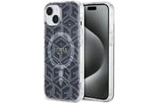 Mobiel - Covers & Cases - GUESS IML GCube MagSafe case for iPhone 15 / 14 / 13 - black - 3666339221843