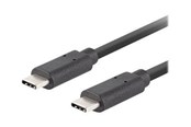 USB-kabel - Lanberg USB-C cable - USB-C to USB-C - 1.8 m - CA-CMCM-32CU-0018-BK
