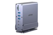 Docking station - Unitek - docking station - USB-C - 2 x HDMI DP - 1GbE - D1135AGY01