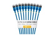 Netwerk - kabel - StarTech.com Startech patch cable - 15 cm - blue - Blauw - 6ASTP34BLS15CM10PK