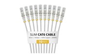 Netwerk - kabel - StarTech.com Startech patch cable - 50 cm - grey - Grijs - N6PAT50CMGRS10PK