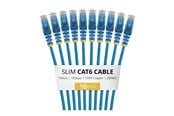 Netwerk - kabel - StarTech.com Startech patch cable - 1 m - blue - Blauw - N6PAT100CMBLS10PK