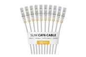 Netwerk - kabel - StarTech.com Startech patch cable - 1 m - grey - Grijs - N6PAT100CMGRS10PK