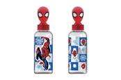 School accessoires - Spider-Man 560 ml drinkfles met 3D-figuurtje - 088808723-74859