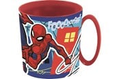 School accessoires - Marvel SPIDERMAN 350 ml rode magnetronbestendige mok - 088801901-83504