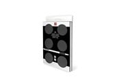 School accessoires - LEGO Afsluitbaar notitieboek met zwarte gelpen - 4003064-53698