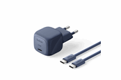 Mobiel - Adapters & Opladers - Belkin BoostCharge 30W USB PD Wall Charger w/ PPS (Incl. 2m USB-C - USB-C Cable) - Indigo - WCA008kq2MBL-B6