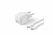 Mobiel - Adapters & Opladers - Belkin BoostCharge 30W USB PD Wall Charger w/ PPS (Incl. 2m USB-C - USB-C Cable) - Silver - WCA008kq2MSL-B6