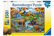 Puzzels - Ravensburger Samenkomst van wilde dieren 150p Blok - 12004304