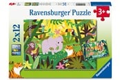 Puzzels - Ravensburger Kleine ontdekkers 2x12p Blok - 12004257