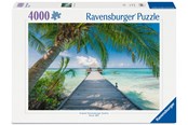 Puzzels - Ravensburger Droomstrand op de Malediven 4000p Blok - 12001737