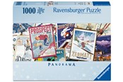 Puzzels - Ravensburger Vintage skiaffiches 1000p - 12001389