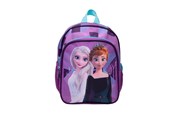 School accessoires - Frozen Small backpack w/2 zipped front pockets 2 mesh side pockets reflectors on straps cushioned shoulder straps and chest strap 300D nylon H 26.5 cm W 21 cm D 10 cm. Volume: 5 liter - 119409435