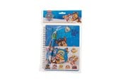 School accessoires - Paw Patrol Writing set - with spiral pad A5 w/60 ruled sheets (soft cover for A5 spiral pad 350gsm) multi-colour pen stickers sheet pencil eraser small note pad w/40 sheets - 145706128