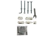 Speelgoed voor baby's - BabyDan Box of fittings NoTrip wood white - 300350
