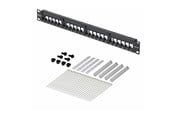 Accessoires - StarTech.com Startech blank keystone patch panel - 1U - 19" - for RJ45 - TAA Compliant - C6PANELUTP241U