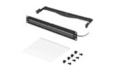 Accessoires - StarTech.com Startech feed through patch panel - 1U - 19" - with cable management bar inline couplers - TAA Compliant - C6APANELSTP241UFT
