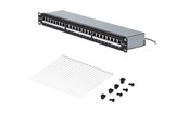Accessoires - StarTech.com Startech patch panel - 1U - 19" - 110 punch-down - TAA Compliant - C6APANELSTP241UPD