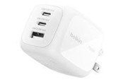 Mobiel - Adapters & Opladers - Belkin BoostCharge Pro power adapter - GaN - 2 x USB-C USB - 70 watt - WCH018KQWH