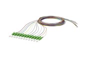 Netwerk - kabel - METZ CONNECT OpDAT pigtail - 2 m - grey black white blue yellow red green brown orange violet pink turquoise - Zwart - 2m - 150Q1JA0020E