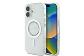 Mobiel - Covers & Cases - GUESS IML Rhinestones MagSafe Case for iPhone 16 Plus - White - 3666339305765