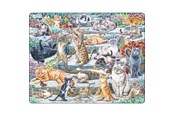 Puzzels - Larsen Puzzles Cute Cats Jigsaw Puzzle – 45 pieces Maxi (36.5 x 28.5 cm) 2D Puzzels - FH51