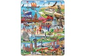 Puzzels - Larsen Puzzles Denmark Attractions Jigsaw Puzzle – 140 pieces Maxi (36.5 x 28.5 cm) 2D Puzzels - KH19
