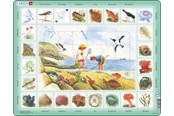 Puzzels - Larsen Puzzles Nature Puzzle: Seaside – 48 pieces Maxi (36.5 x 28.5 cm) 2D Puzzels - NA2
