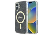 Mobiel - Covers & Cases - GUESS IML 4G MagSafe case for iPhone 16 - black - 3666339341961