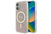 Mobiel - Covers & Cases - GUESS IML 4G MagSafe iPhone 16 Case - Pink - 3666339342043
