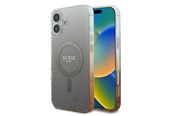 Mobiel - Covers & Cases - GUESS IML Glitter Gradient MagSafe Case for iPhone 16 - Brown - 3666339301408