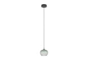 Lampen - EGLO ALAMITO HANG LAMP Ø:200 CCT ZWART STRUCTUUR/GROEN/HELDER - 902576
