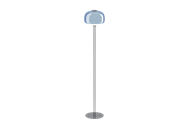 Lampen - EGLO BELOMONTEJO VLOER H1575 E27 VOETSCHAK. CHROOM/WIT/BLAUW - 903018