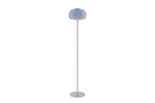 Lampen - EGLO BELOMONTEJO VLOERLAMP H1575 E27 VOETSCHERM. CHROOM/WIT/BLAUW - 903018
